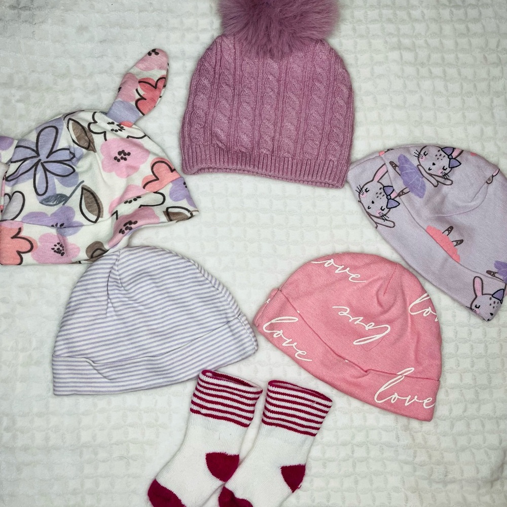 Beanies and a Sock